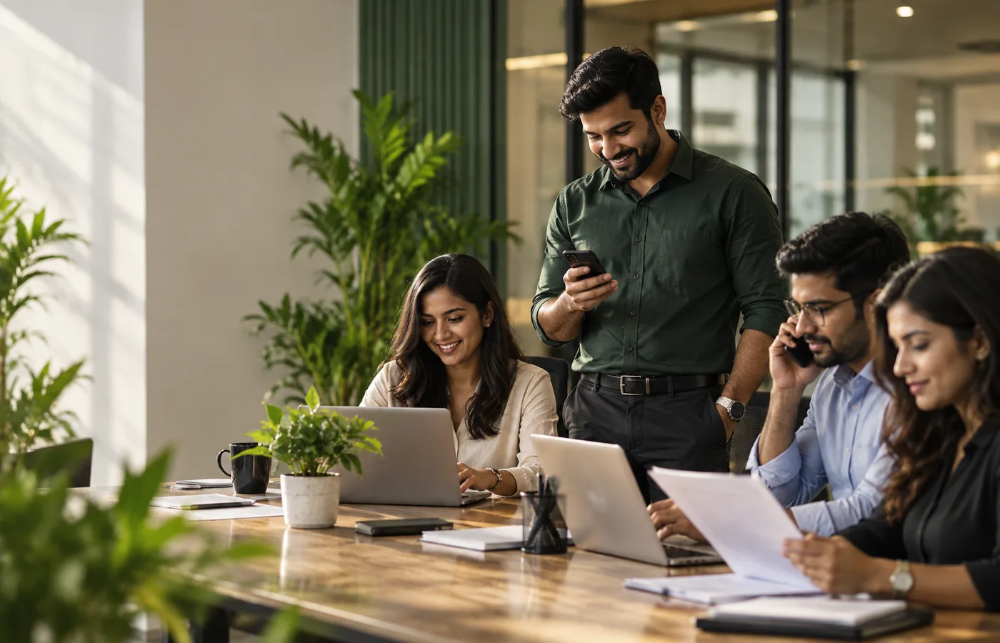 Sales planning and lead follow-up context