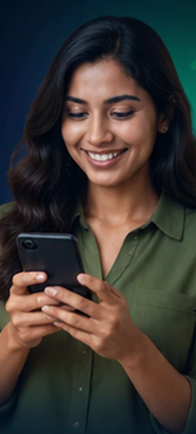 Business owner preparing festive customer communication